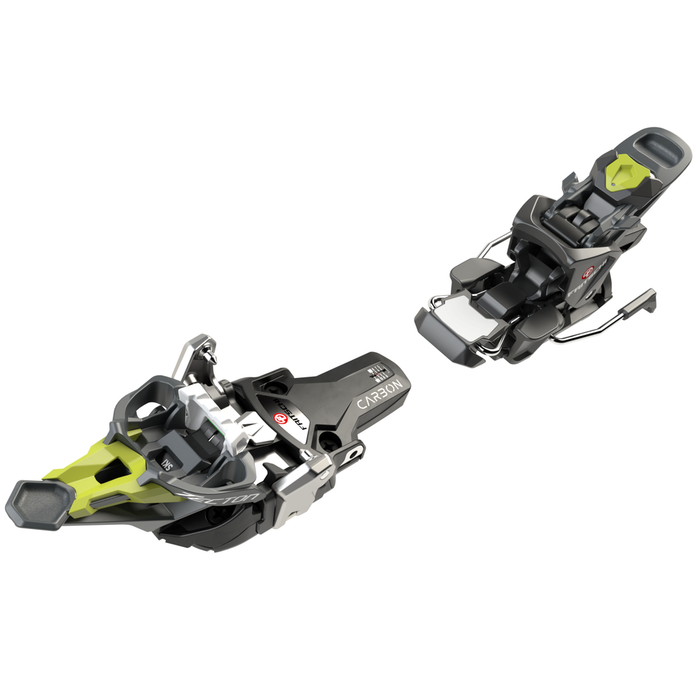 toe and heel piece with brakes up of pin touring binding with DIN certified heel 2022