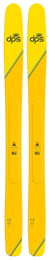 topsheet of dps pagoda 112 yellow skis
