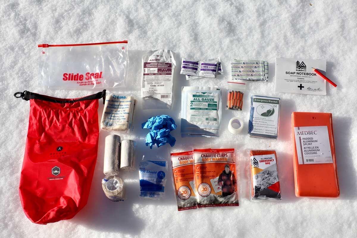 Winter Backcountry First Aid Kit