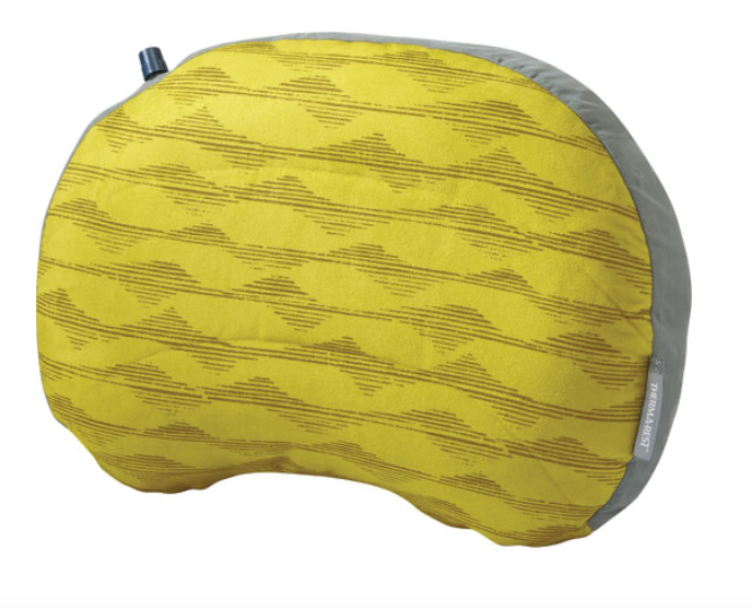 Air Head Pillow yellow mountains front view