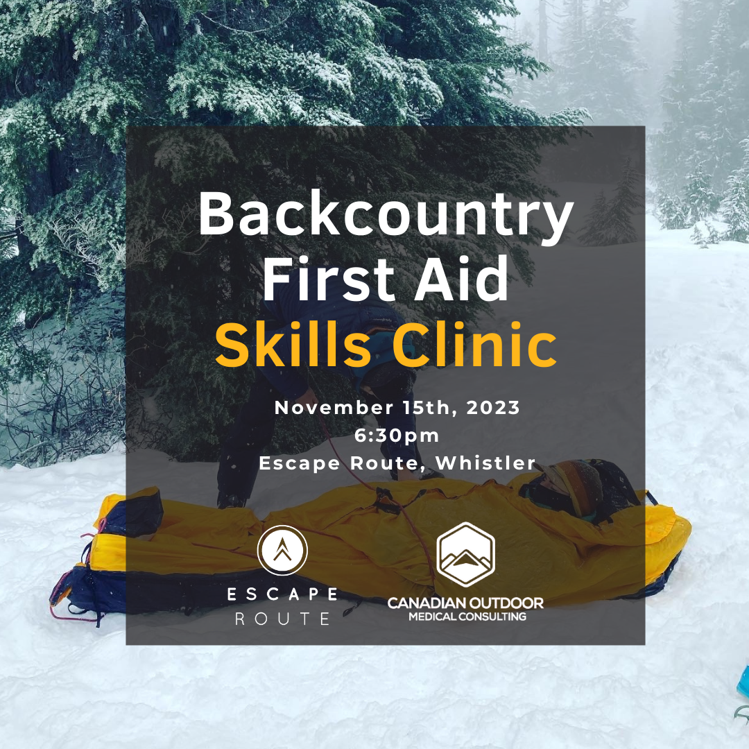Backcountry First Aid with Canadian Outdoor Medical