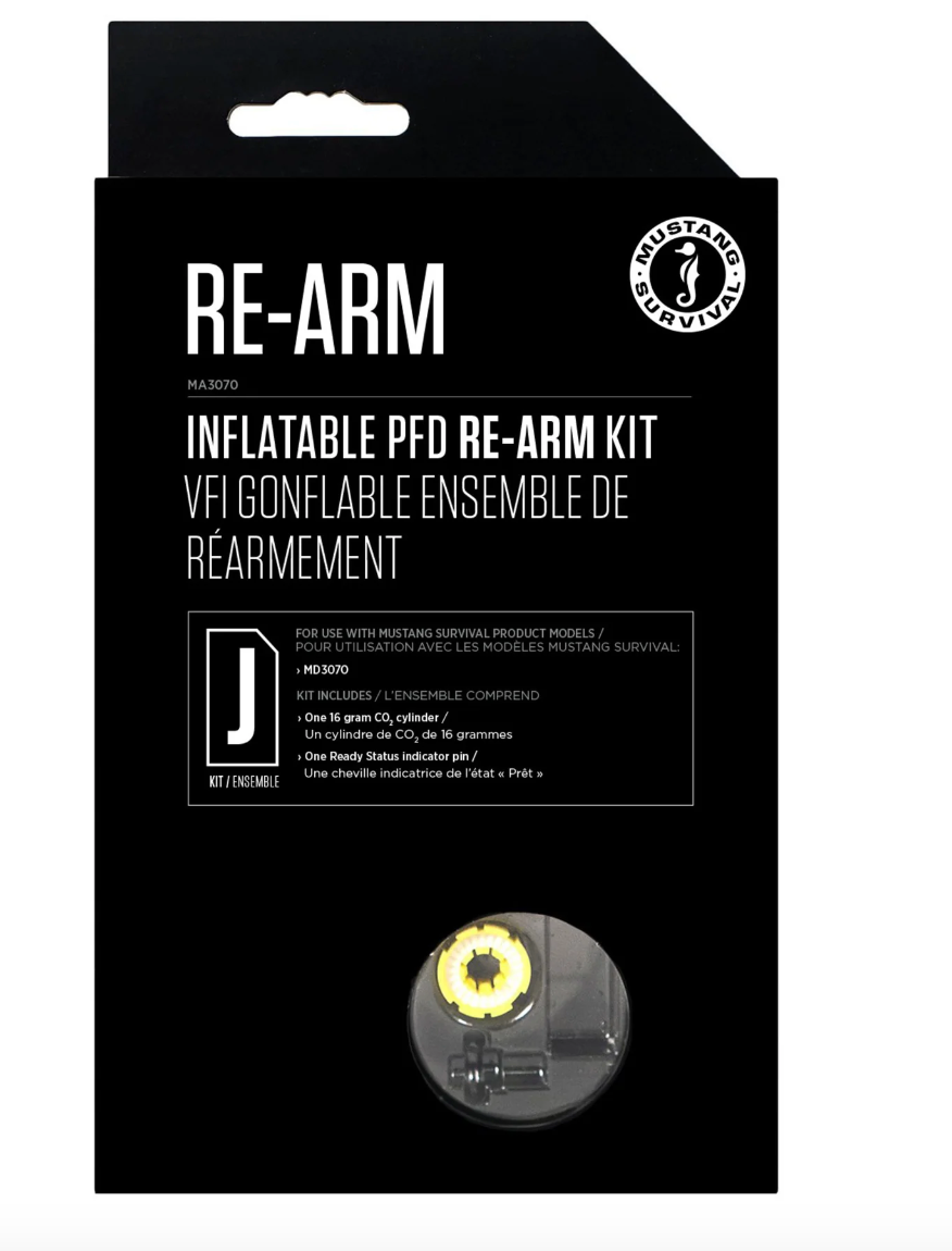 Inflatable PFD Re-arm Kit 16g J
