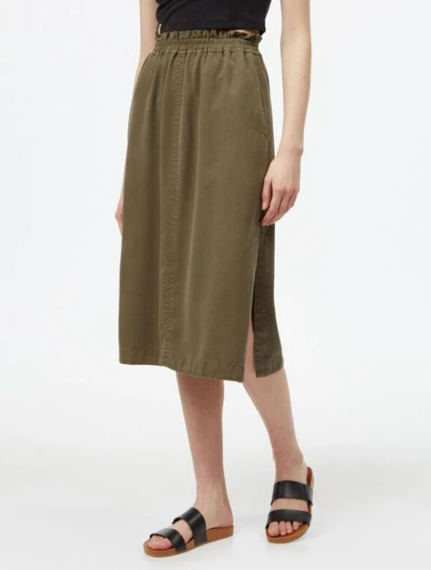 Tencel Midi Skirt Ws