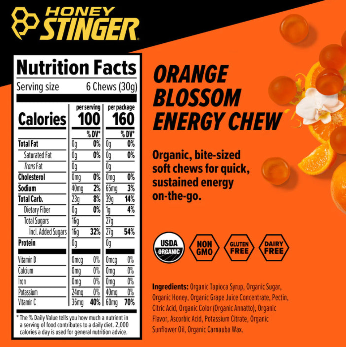 Orange Blossom Energy Chews