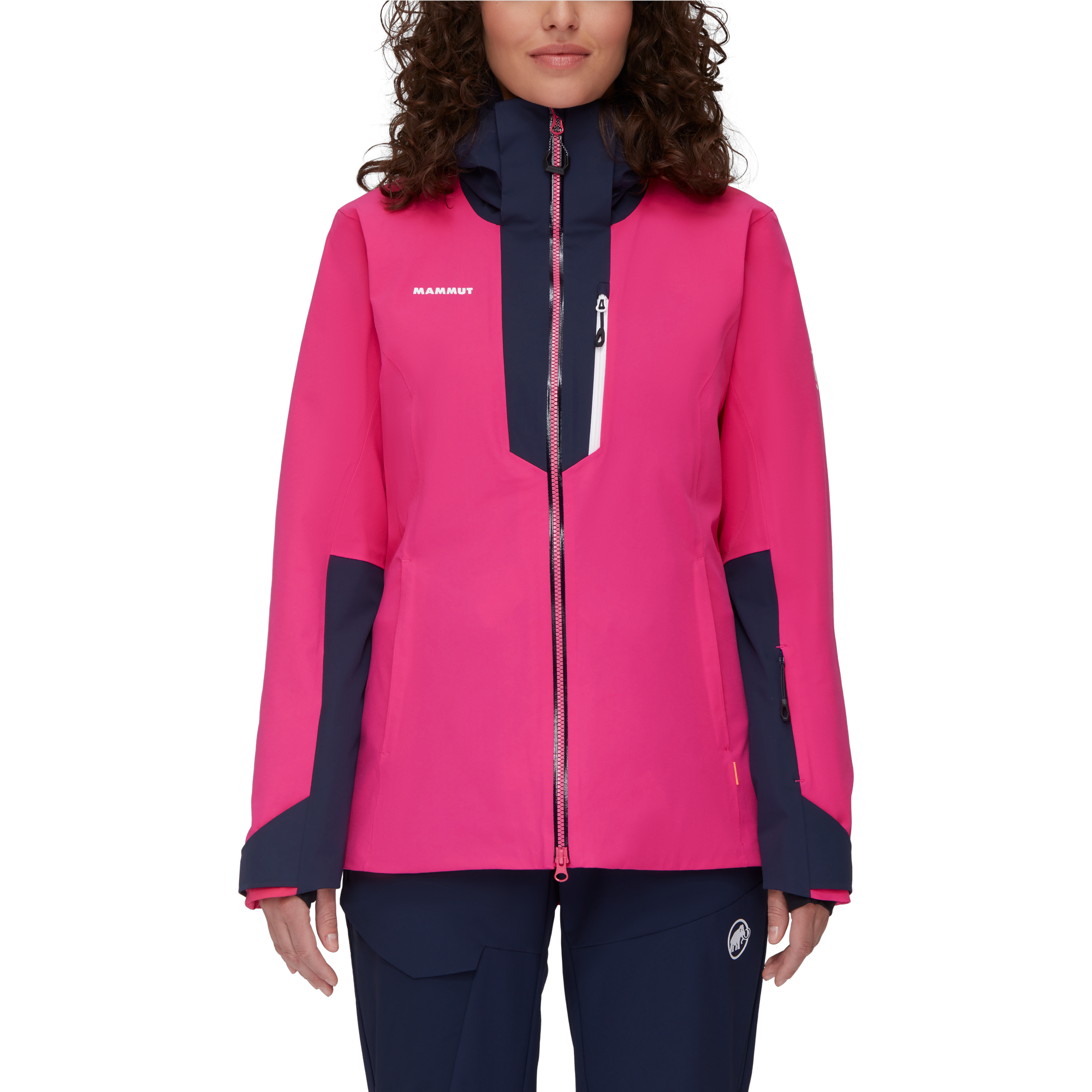 Mammut Stoney HS Thermo Jacket pink marine womens front view womens