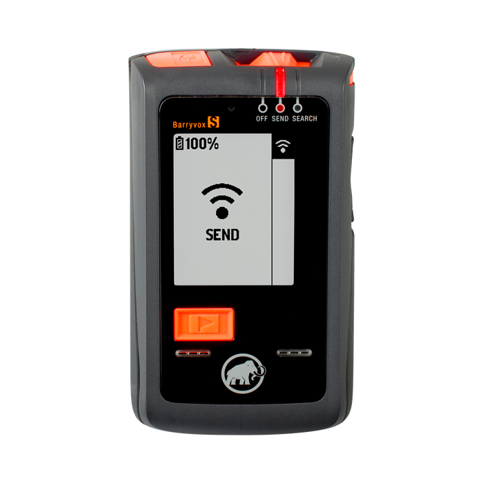 Mammut Barryvox S avalanche beacon front view