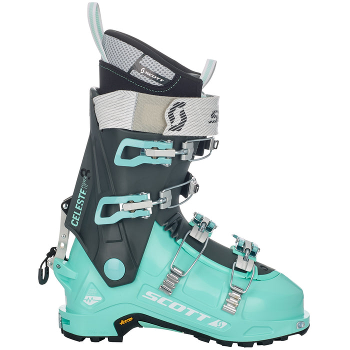 side shot of the scott celeste 3 women's ski boots