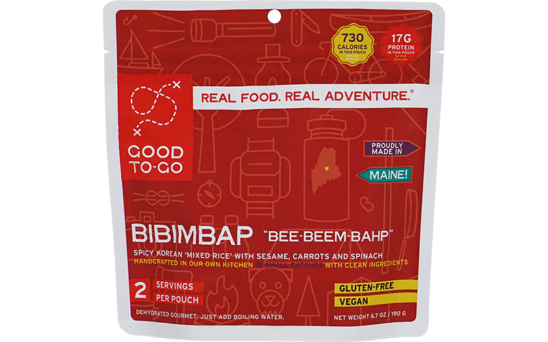 Good To-Go Vegan Korean Bibimbap packaging