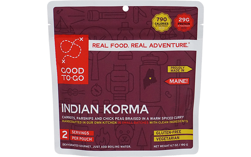 Good To-Go Indian Korma packaging