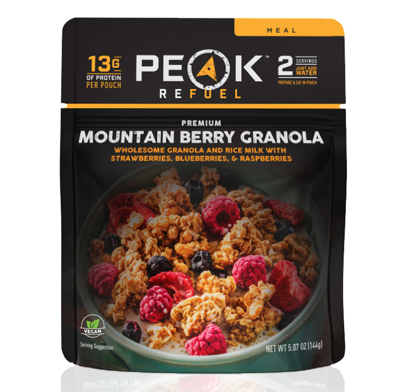 Mountain Berry Granola (w/Rice Milk) | Vegan