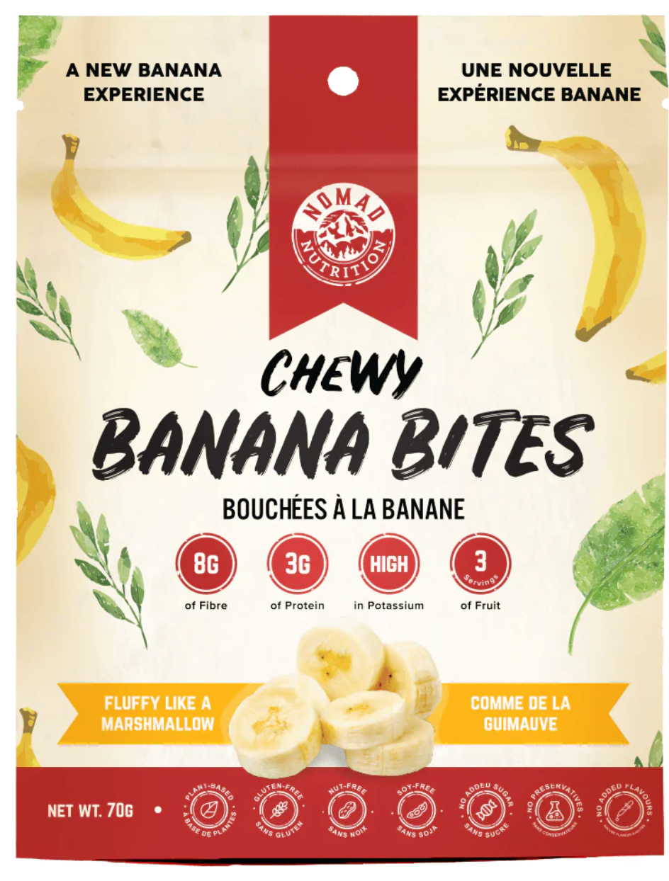 Organic Chewy Banana Bites | Vegan