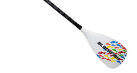 fibreglass paddle head with carbon shaft for inflatable sup paddle board