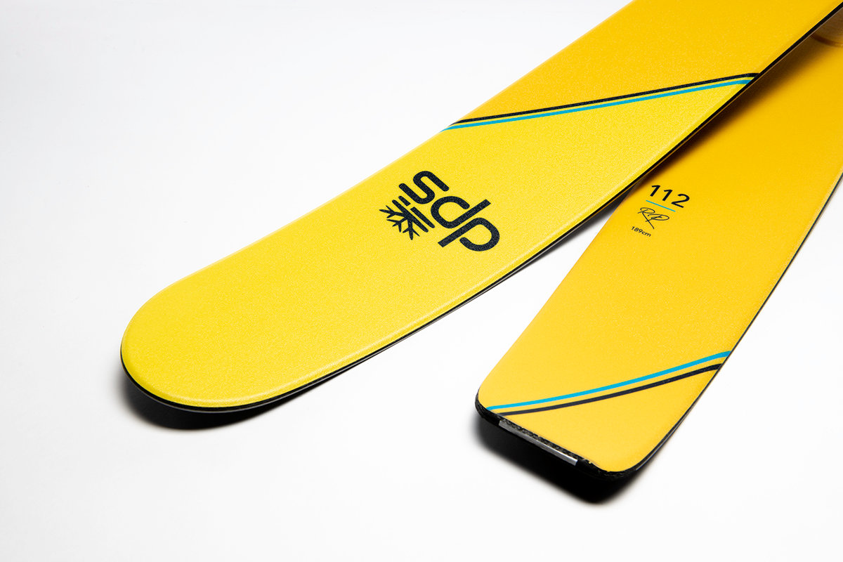 topsheet tip and tails of dps pagoda skis 112